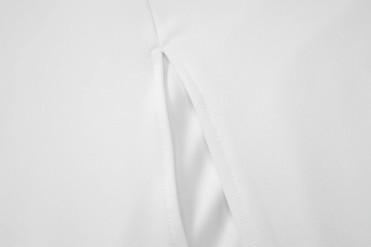 Sommer Geraffte Sexy Verband Kleid Frauen Kleid Quadrat Kragen Ärmelloses Schlank, Figurbetontes Kleid Weibliche Hohe Taille Club Party Langes Kleid – Detail 21