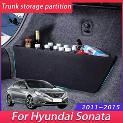 For Hyundai Sonata i45 YF 2011~2015 2013 Thickening Trunk Storage Partition Multifunction Storage Box Auto Interior Accessories