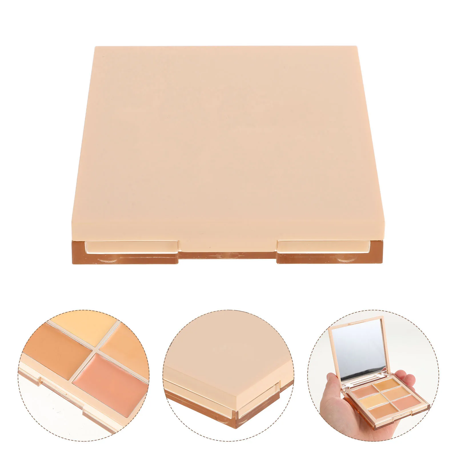 

Concealer Palette Multifunctional Face Makeup Color Correcting Cream Brightening Highlighter Contour Palette for Women Natural