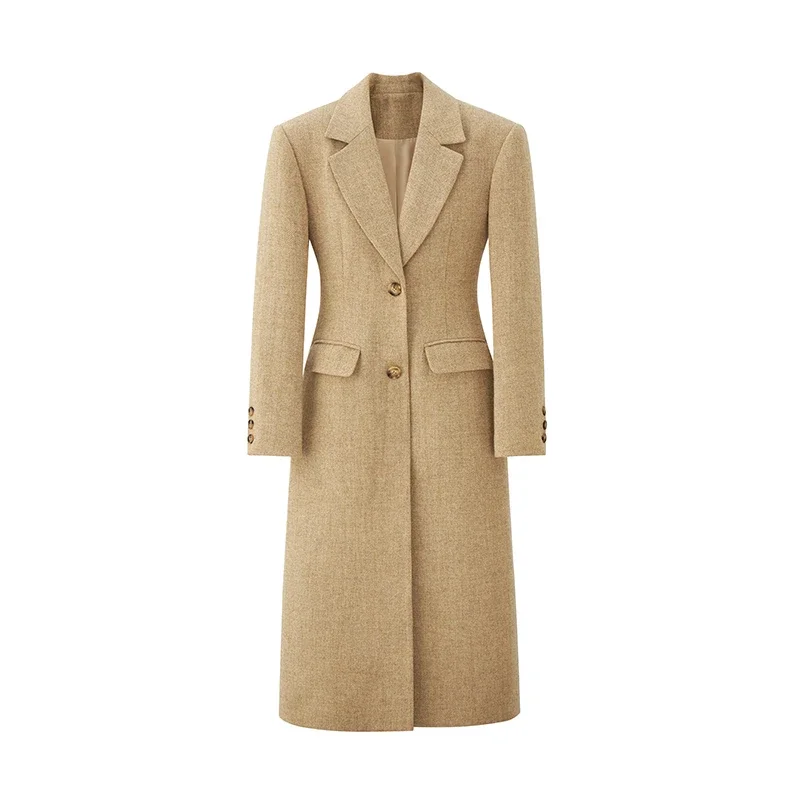 Woolen Coat+dress Set