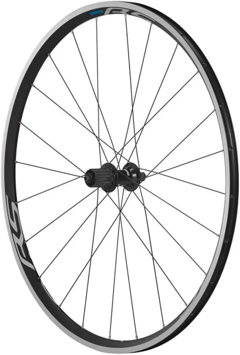 WH-RS100 REAR WHEEL 24H BLACK CLINCHER 130x168mm QR