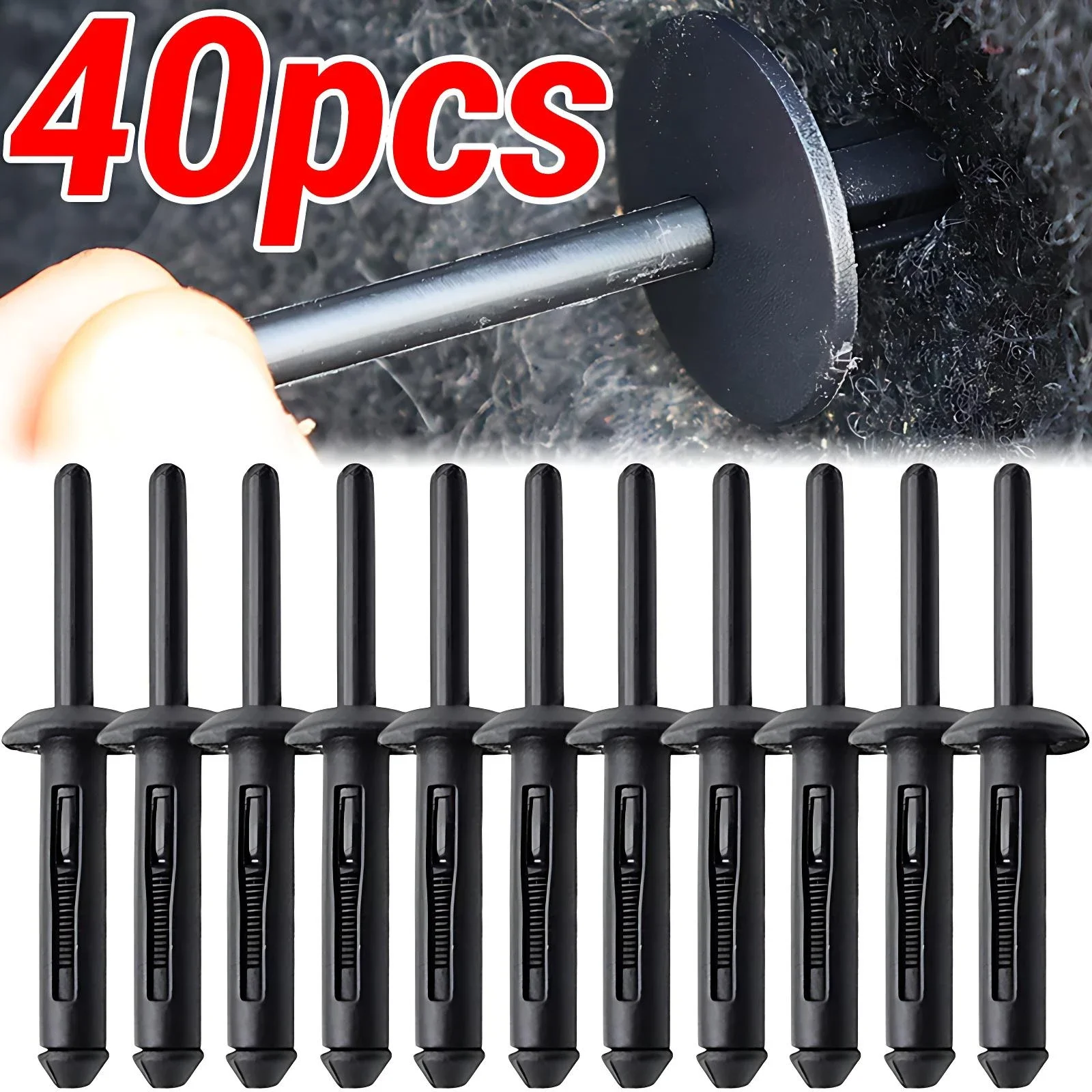 Automotive Universal Mudguard Pad Rivet Fasteners Bumper Wheel Arch Decorative Clip Body Repair Kit Body Fasteners Accessories