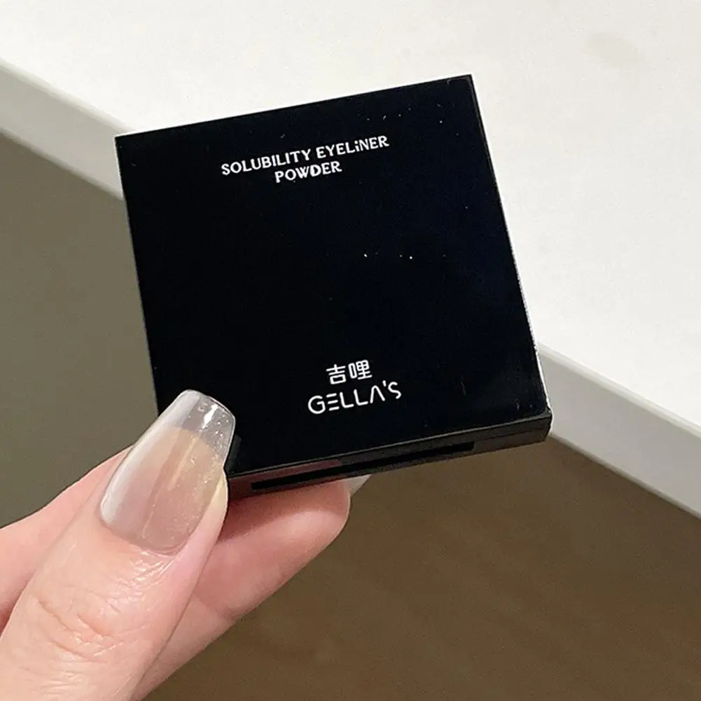 ダブルカラー防水マットアイライナーパウダークイックスムーズアイブラウンブラック化粧品メイクアップドライフォーミュラメイクナチュラルシェード G9M7