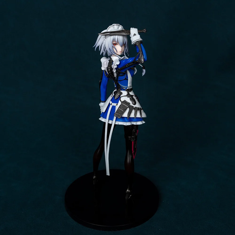 23cm Anime Touhou Project Izayoi Sakuya Action Figure Model PVC Toys Collection Desk Decoration Gifts