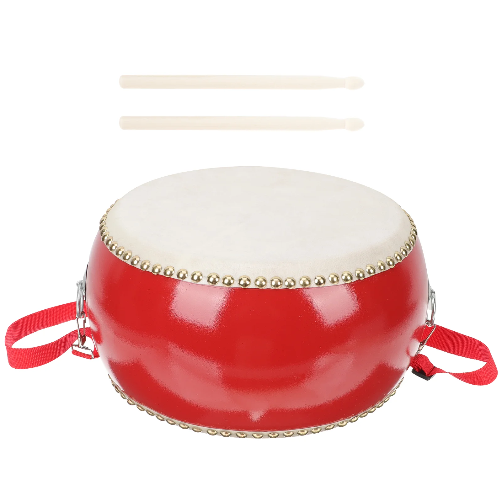 1 Juego de instrumentos de percusión de tambor de danza del león, juguetes musicales para niños, desarrollo educativo de niños, coordinación mano-ojo para fiestas