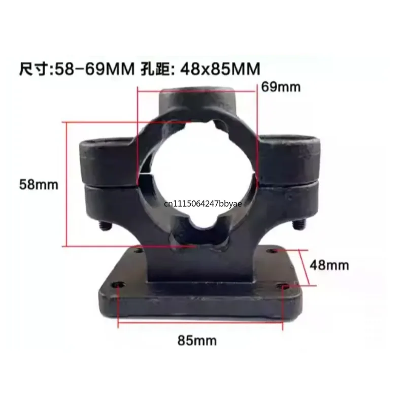 Water drilling rig bracket accessories column universal clamp clamp base portable desktop dual-use drilling rack chuck