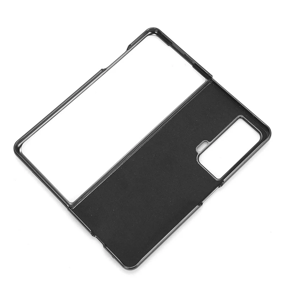 حافظة لهاتف هواوي ميت VS فاخرة من جلد العجل مصنوعة من جلد البولي يوريثان وغطاء خلفي صلب لهاتف هواوي ميت VS MateVS