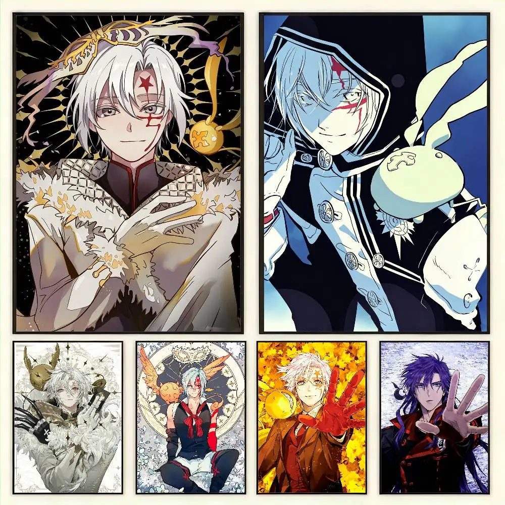 Póster de Anime D.Gray-man Jewelr, arte de pared versátil HD resistente al agua, decoración autoadhesiva para cualquier espacio, regalo Ideal