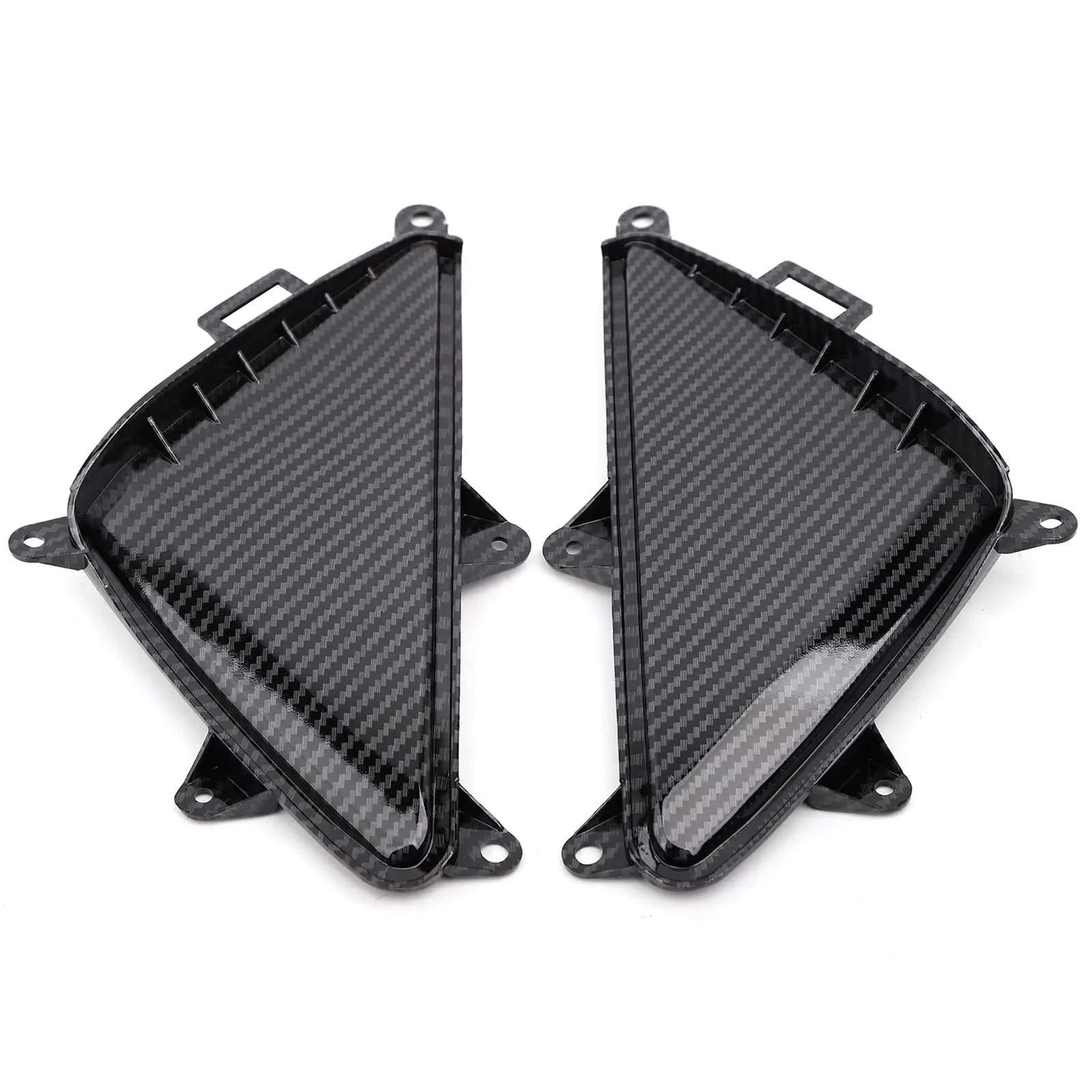 غطاء ديكور جانبي من ألياف الكربون للدراجات النارية مناسب لسيارة Honda Grom Msx125 SF 2013-2016 أجزاء مجموعة انسيابية #3