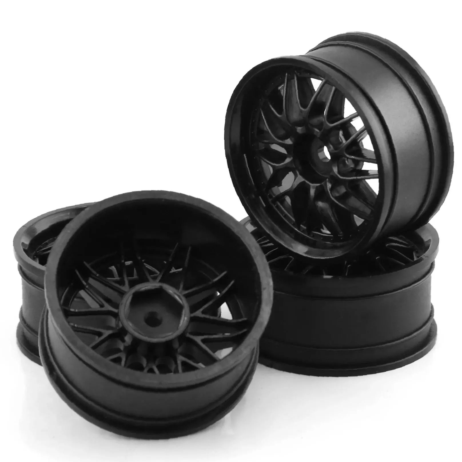 4pcs 52mm 1/10 RC On-Road Drift Racing Car Plastic Wheel Rim Wheel Hubs for Tamiya XV02 Kyosho HSP HPI Sakura Traxxas RedCat