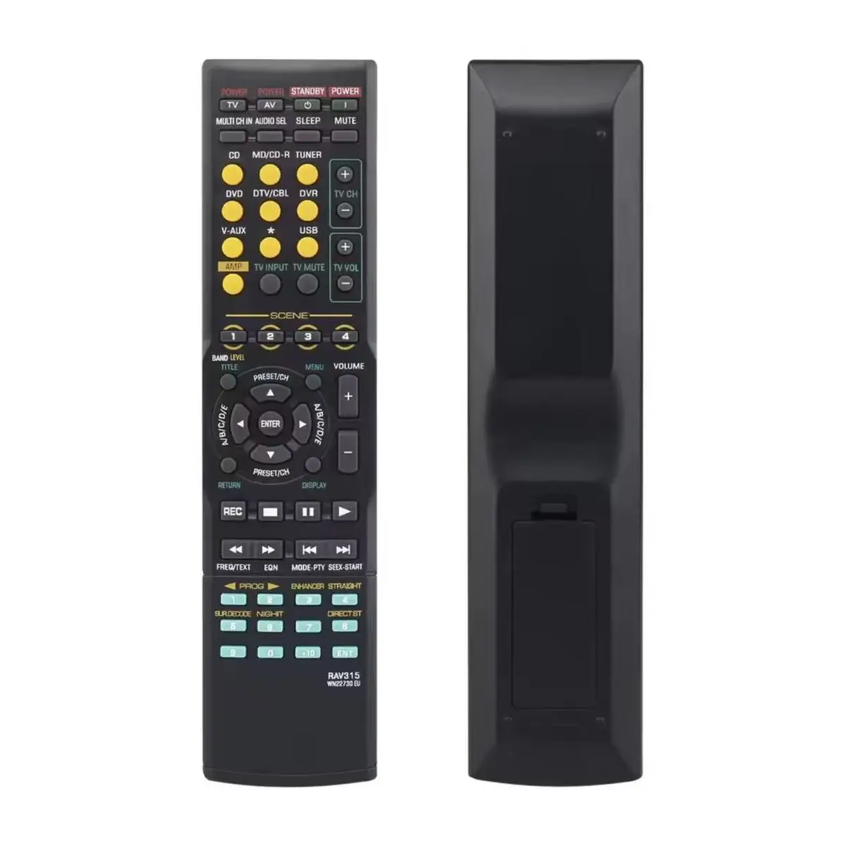 Remote Control Replacement for YAMAHA Audio Receiver RAV315 YHT380 WJ409300 HTR-6040 WN22730EU HTR-6050 RX-V363 RX-V450 RX-V650