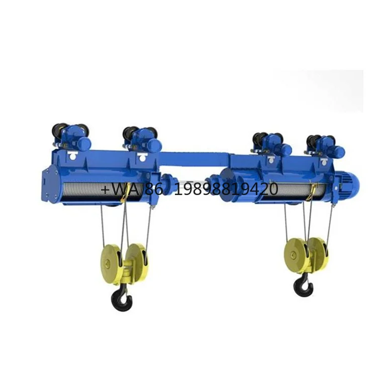 Wholesale Low Price Monorail Electric Hoist 1 Ton 3 Tons 5 t Hoist Winch With Trolley Crane Electric Hoist Factory Manufacture