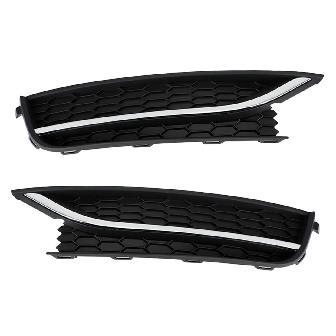 

561853665E 561853666C 1 Pair Front Fog Light Grill Trim Cover without Hole Fit for VW Passat 2015 2014 2013 2012