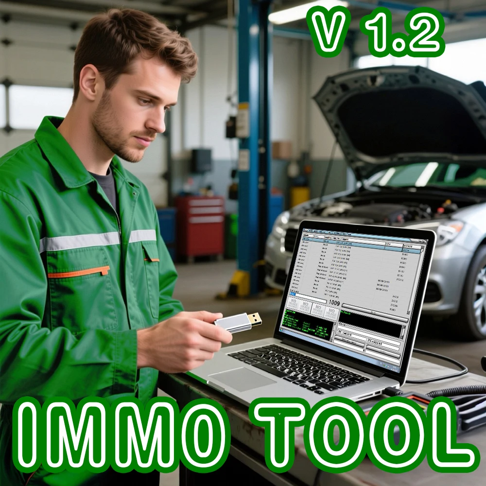 IMMO Service Tool V1.2 Car Repair Software Immobilizer Key PIN Code Calculator BSI VDO Dashboard off Virgin EEPROM for 2017