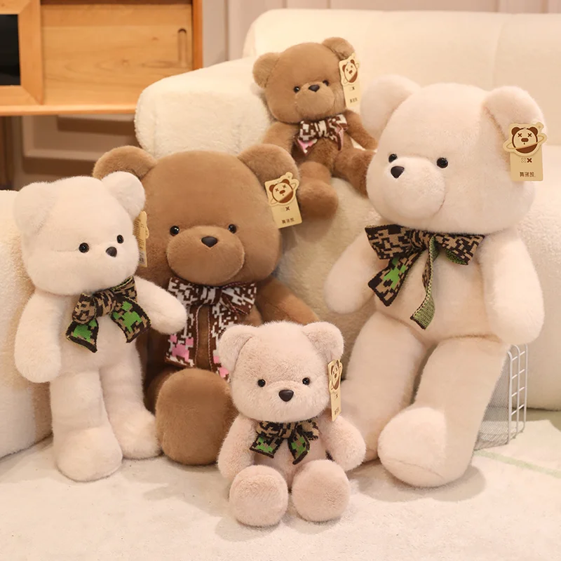 Creatieve Quick Run-serie knuffels Cartoon knuffeldier Kawaii kleine beren Babys Sussen slaapkussen pop voor kinderen cadeau