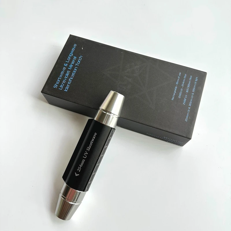 

U Shortwave UV Flashlight 254nm 365nm 395nm Invisible Inks Stamps Banknotes Phosphor Detector UVA UVC Blacklight LED Flashlight