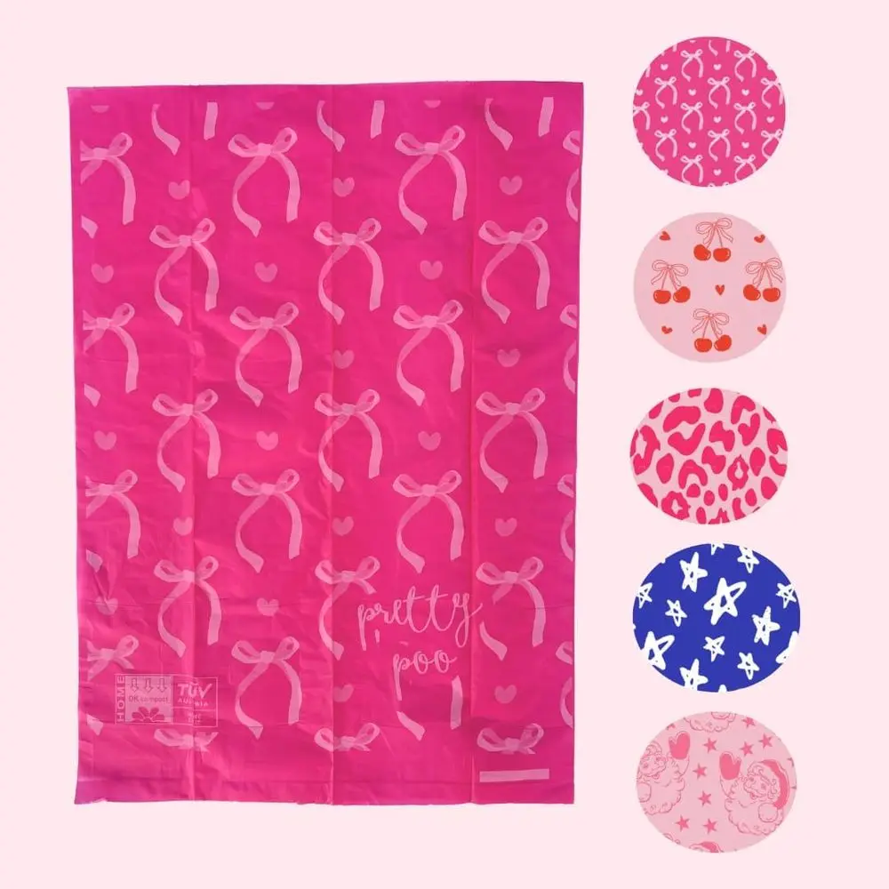 

Eco-Friendly Dog Waste Bags - 150 Pack, Biodegradable, Durable & Fragrant, Pink with Vanilla Scent
