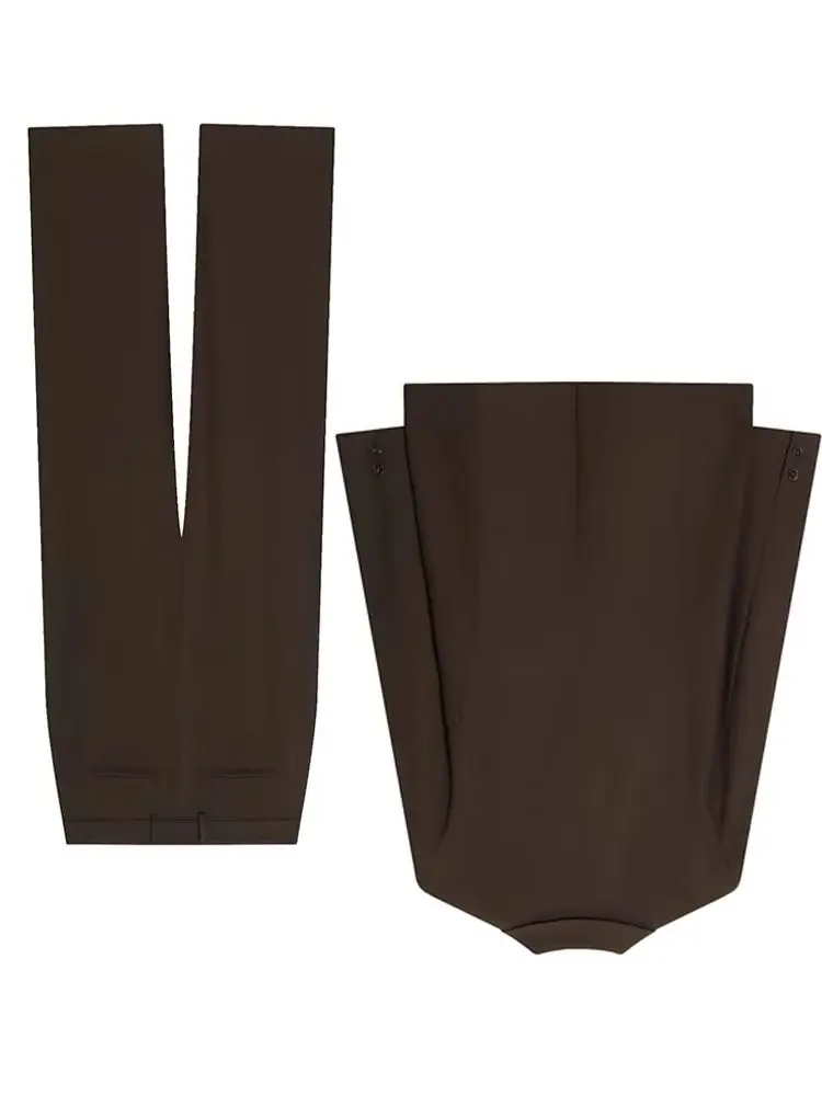 

HH 2026 Осенне-зимний женский костюм с длинными рукавами, комплект из 2 предметов: элегантный и теплый топ + удобные брюки с прямыми штанинами