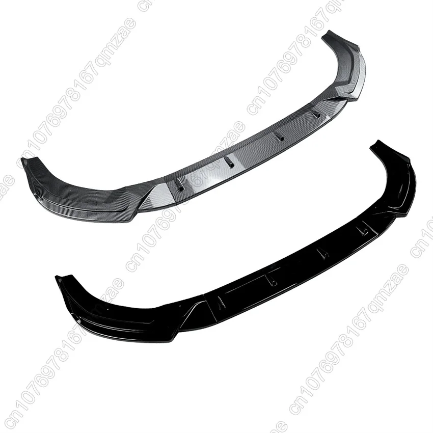 Picture 7: For Audi A6 C8 Sline 2018-2025 3PCS Car Front Bumper Lip Spoiler Splitter Front Bumper Lip Chin Canard Exterior Tuning