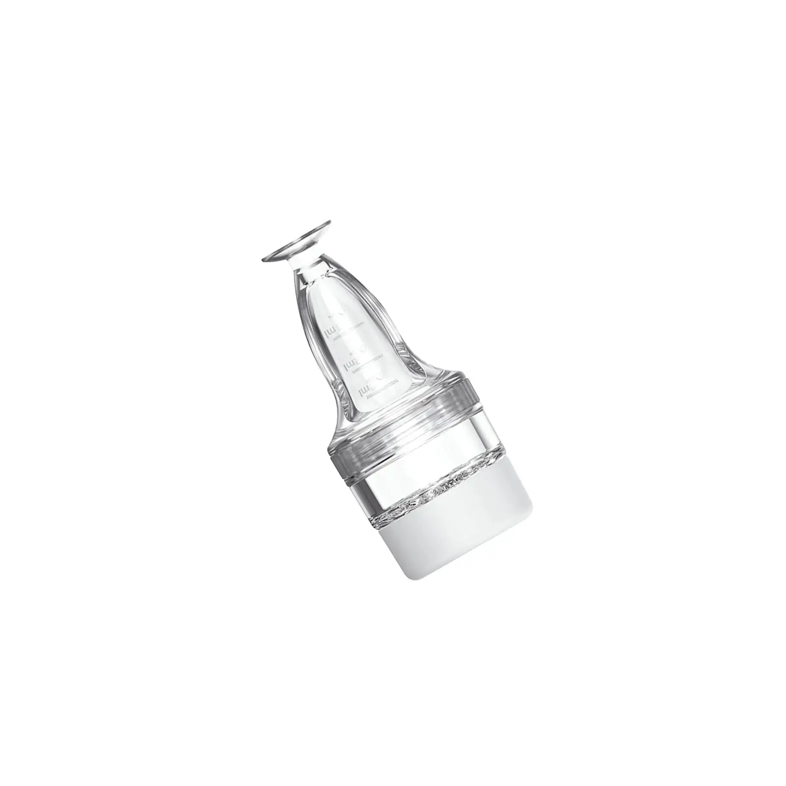 Scalp Oil Applicator Comb 3ml Portable Hair Oil Applicator with Clear Scales