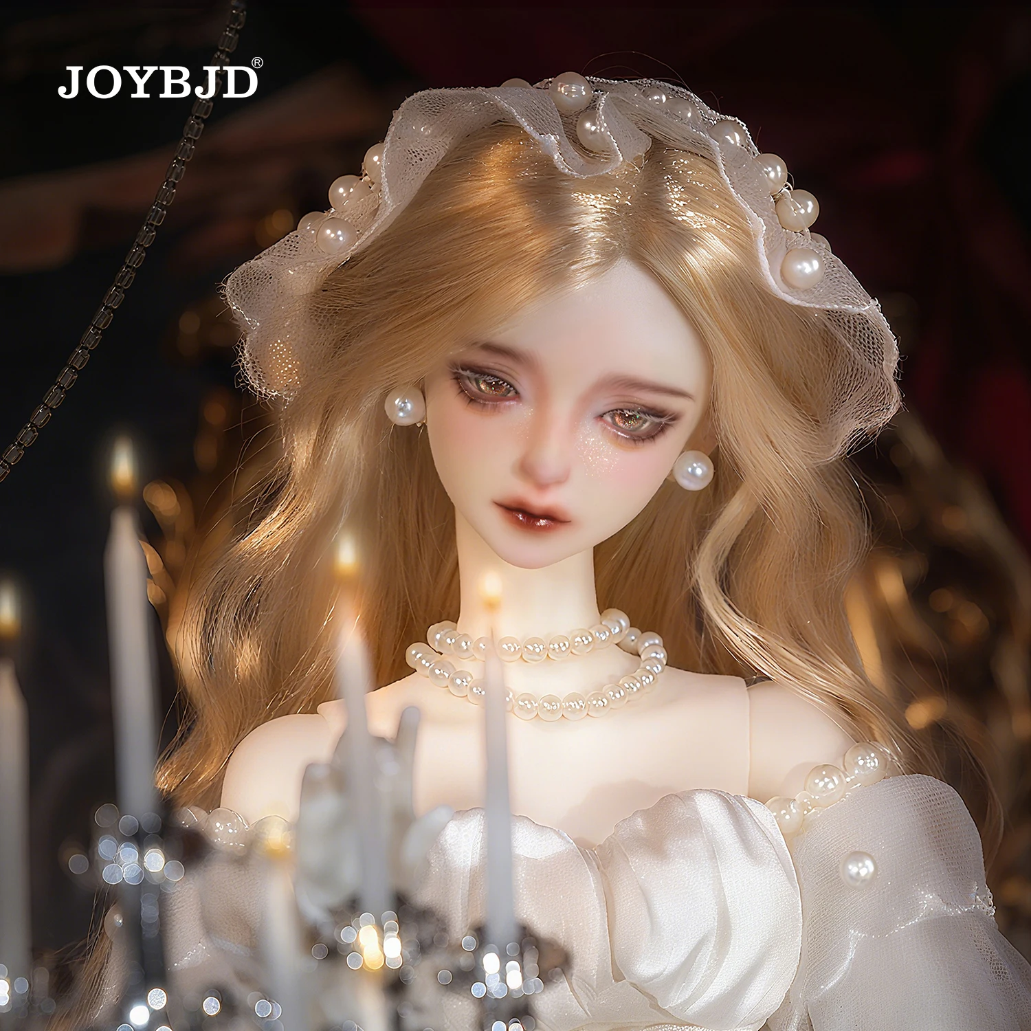 Joybjd 1/4 VesPera BJD Doll Full Set  B Gothic Retro Style Fairy Tale Princess Handmade White Satin Outfit MSD Resin Art Toy