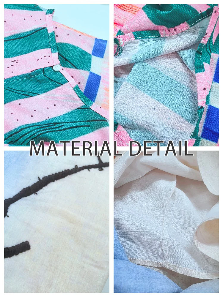 Abito midi da donna con stampa geometrica a blocchi di colore, scollo a V, maniche corte, oversize, estivo, da spiaggia, taglie forti fino alla 5XL