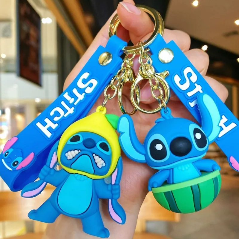 

Creative Cartoon Exquisite Injection Fruit Series Keychain Car Backpack Pendant Decoration Backpack Hanging Accessories