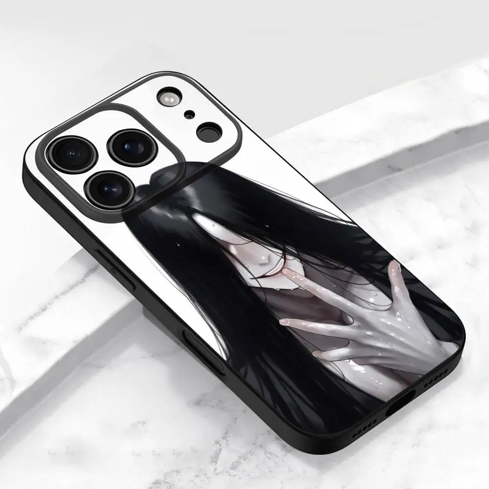 Чехол для телефона H-Homicipher Mr Crawling для iPhone 17,16,15,14,13,12,11,Pro,Max,Plus,E,Air,Mini Защитный черный чехол