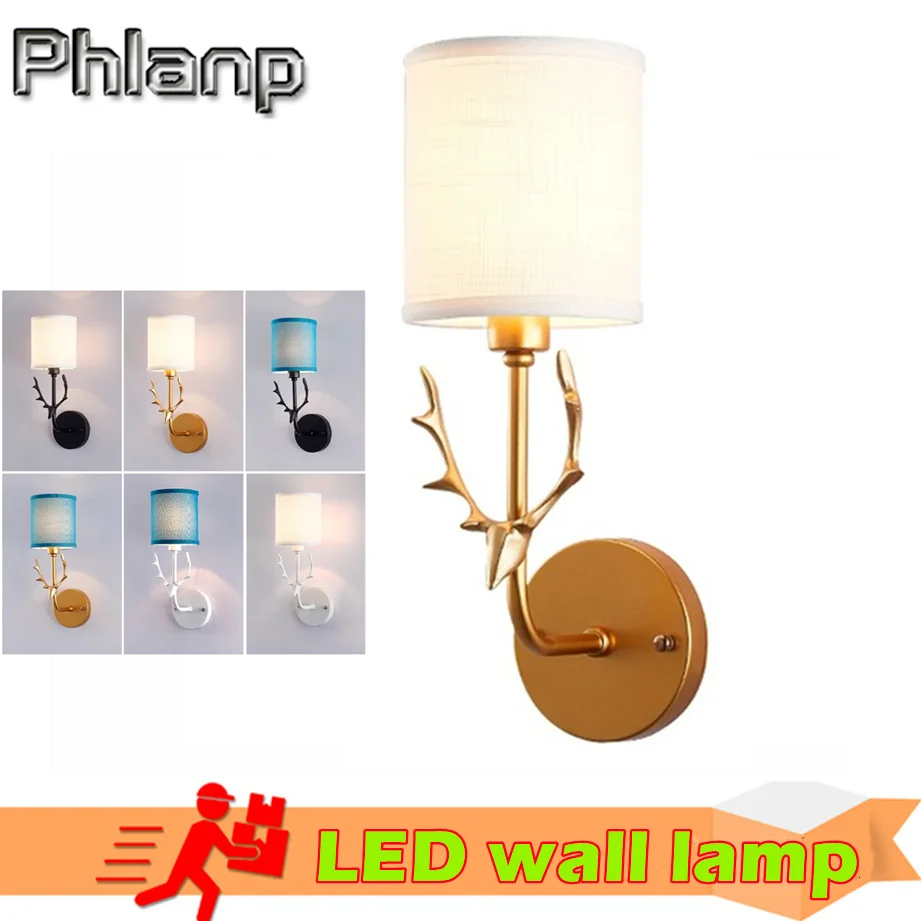 

Phlanp New Light Luxury Creative Indoor Bedside Wall Lamp Modern Simple Living Room Corridor Staircase Background decorate