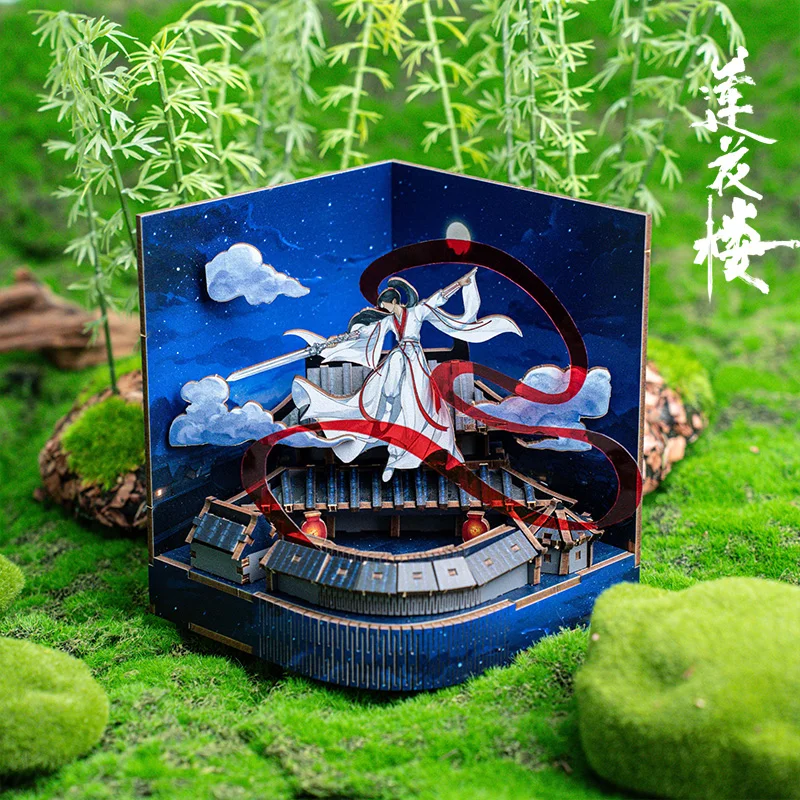 TV Shown Lotus Casebook Lian Hua Lou Li Lianhua Official Wooden Fittings Furniture Display Cosplay Props