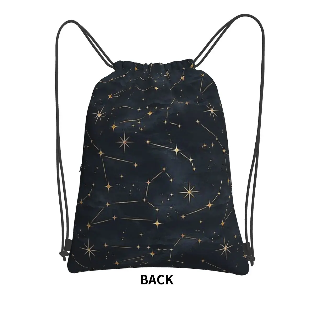 Constellation Star Clusters Galaxies Print Halloween Backpacks Multi-function Drawstring Bundle Pocket Sports Bag Book Bags