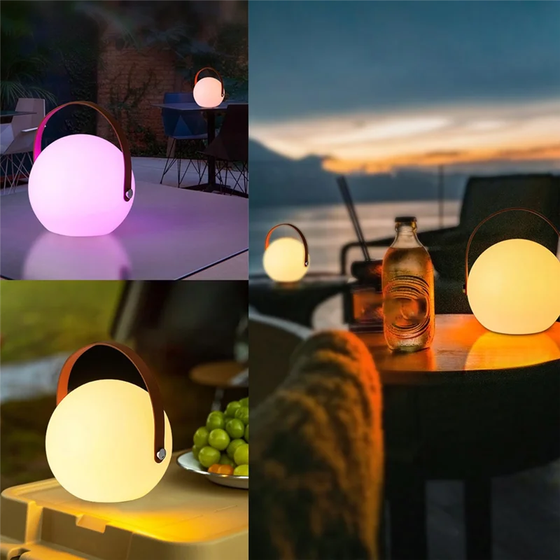 

AT21-LED Remote Control Portable Desk Lamp Outdoor Dining Room Balcony Decoration Atmosphere Lighting Bedroom Bedside