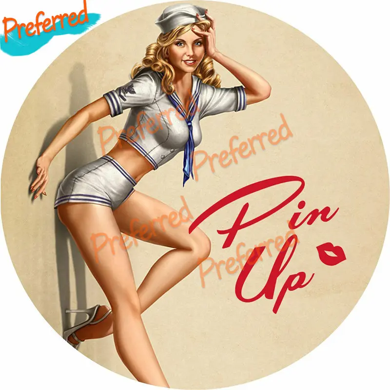 Pin-Up Girl Hot Mouse Stick Sticker Retro Classic Car Decal Sexy Retro Look Car Sticker Car Laptop Motorcycle Helmet Vinyl Decal