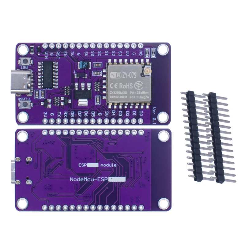 LIZAO Type-C USB NodeMCU ESP8266 WiFi Module CH340 ESP-07/07S Development Board For Arduino
