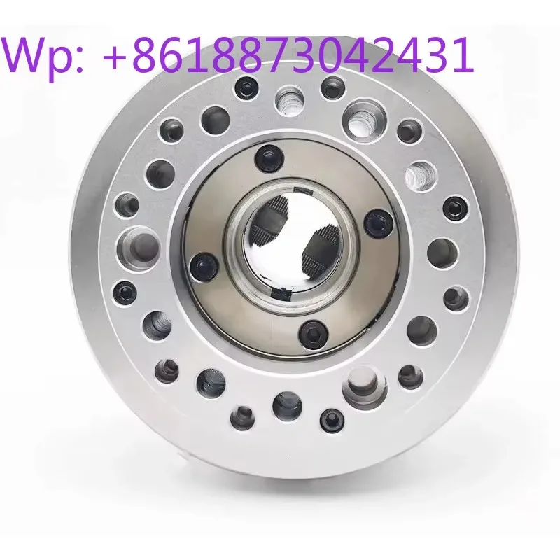 Taiwan Sanchuan hollow two jaw hydraulic chuck high-precision hydraulic power chuck 45681012 inch complete set modification