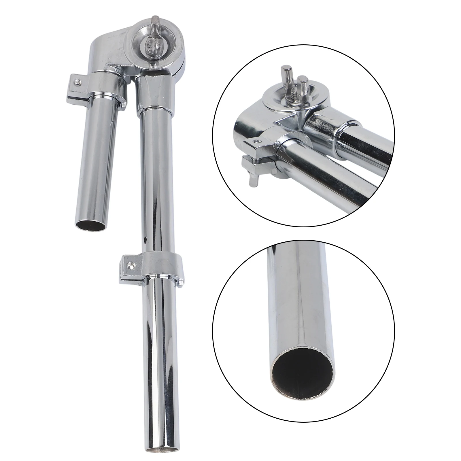 

Серебряный металлический держатель барабана тома Изысканные складные аксессуары для музыкальных инструментов Компактное легкое в установке оборудование