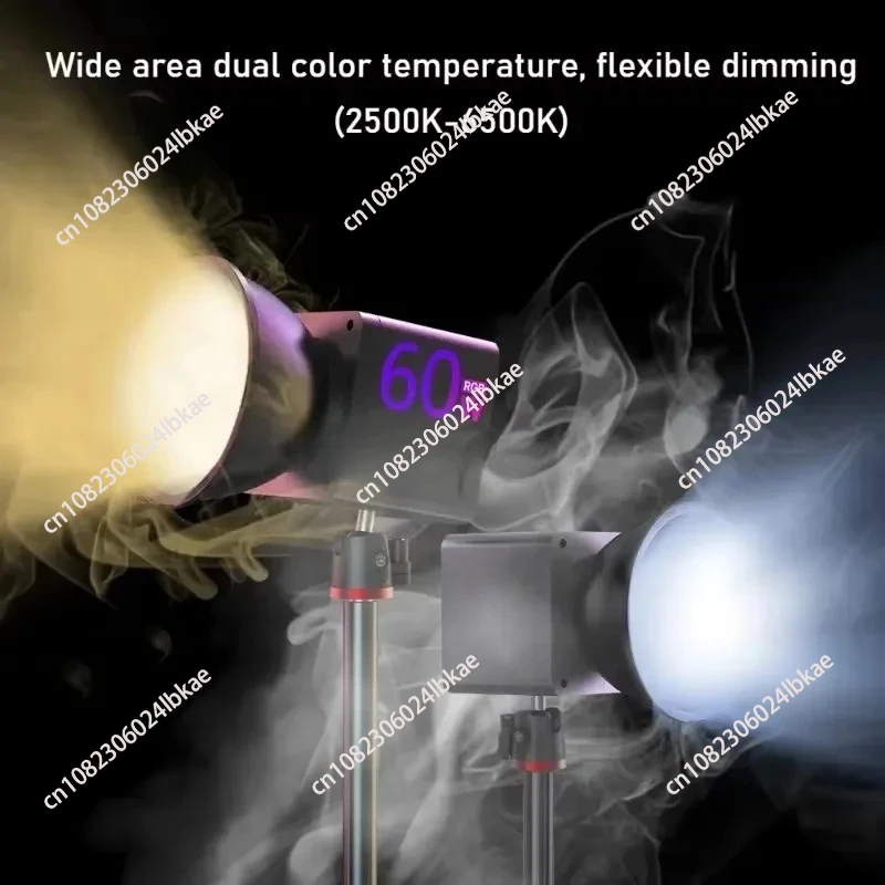 60W Outdoor Handheld Portable LED Stage Lighting COB RGB Video Professional Photography RGB Fill Light