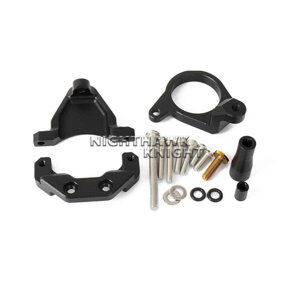 New SRK800RR Damper Bracket Kit For QJMOTOR SRK 800RR Motorcycle Accessories CNC Aluminum Stabilizer Steering Damper Bracket