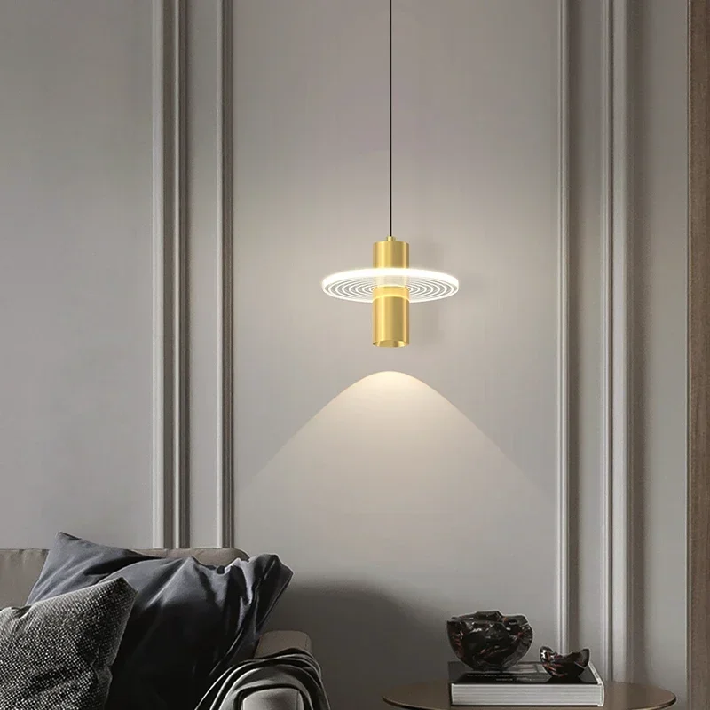 Nordic Creatieve Hanglamp Indoor Goud Zwart Decoratie Droplight Led Mini Kroonluchter Keuken Slaapkamer Eetkamer Bar Hanglamp