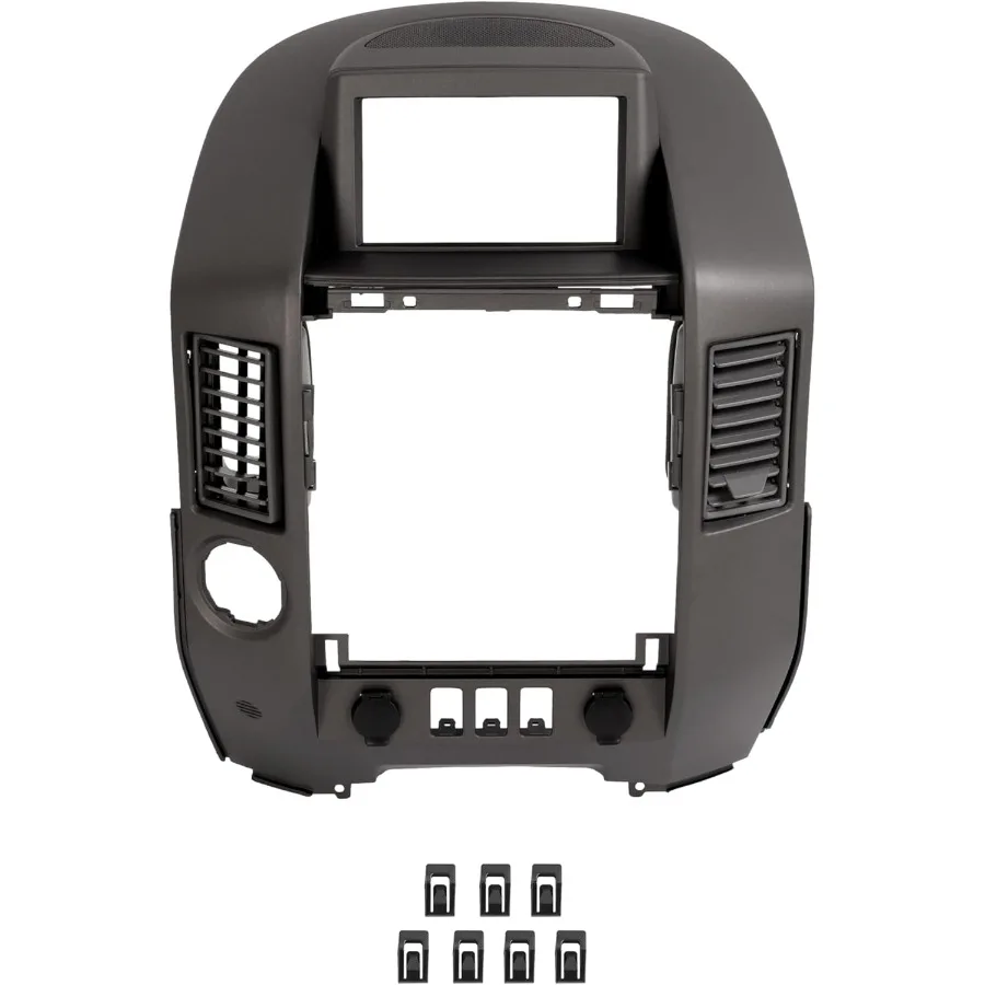 

Dash Center Console Instrument Panel Lid Bezel Cover Compatible with 20042015 Nissan Armada Pathfinder Titan Dashboard Radio Tr