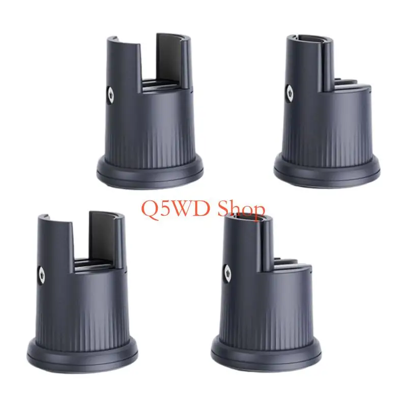 Q5WD 4pcs Moisture Resistant Chair Feet Covers Not Slip Adjust Table Leg Stabilizers