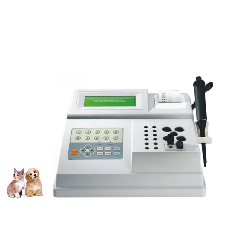 EUR VET Best Quality Two Channels Veterinary Equipment Use Medical Laboratory  Coagulation Analyzer