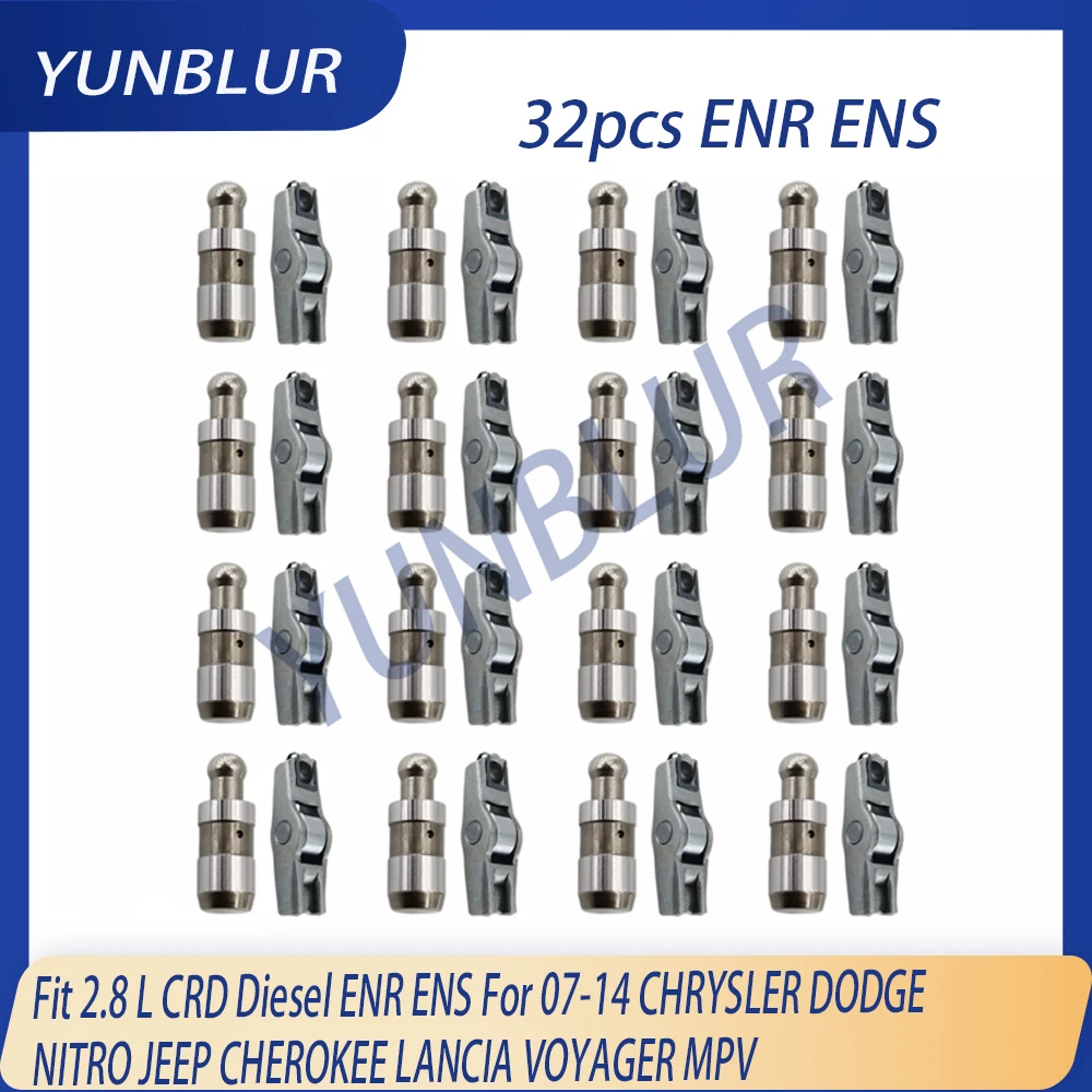 

Engine Valve Lifter Rocker Arm Kit Fit 2.8 L CRD Diesel ENR ENS For 07-14 CHRYSLER DODGE NITRO JEEP CHEROKEE LANCIA VOYAGER MPV