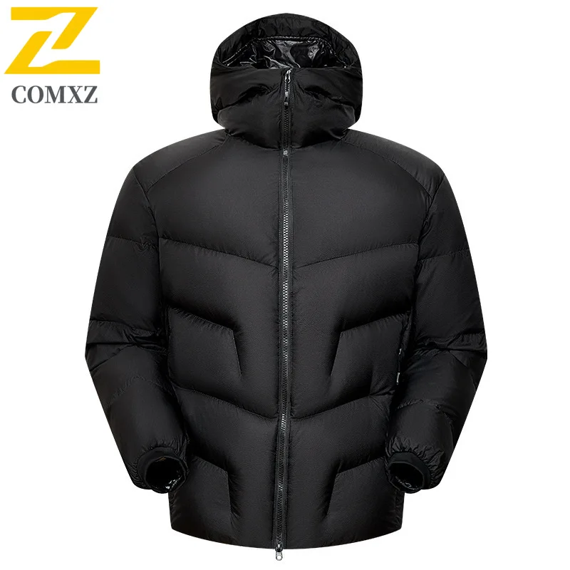 Warm Down Jacket Solid Color High Quality Comfortable Snow Skiing Puffer Jacket Street Minimalist Winter Jacket Men's Clothing