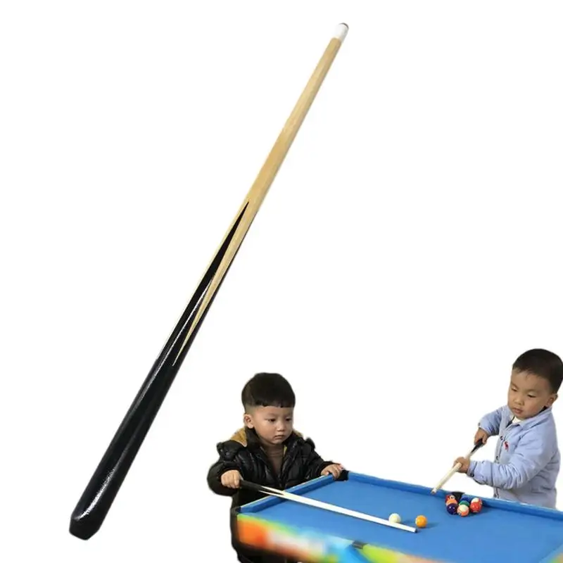 Billiard Cue For Childen 68cm Portable Wooden Billiard Cue Black Pool Cue For Young Players Reusable Billiard Cue For Enhances