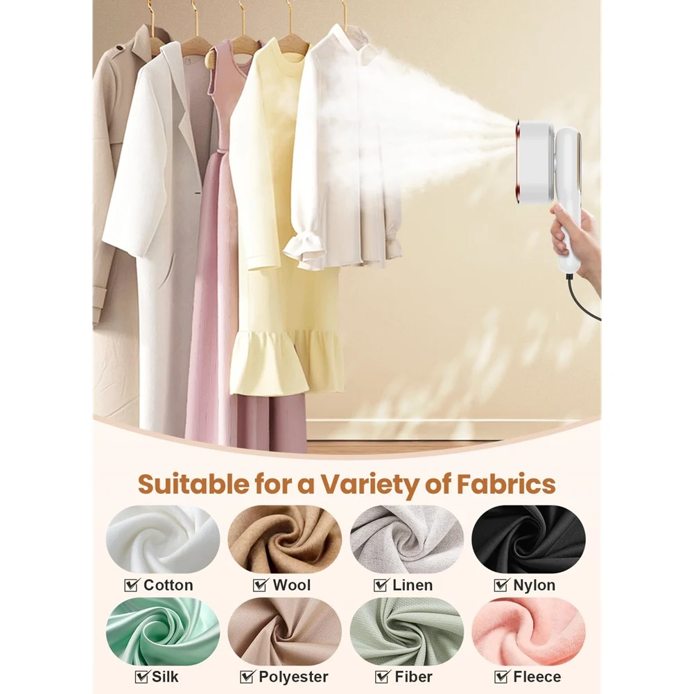 

A38T-Fast Heat-Up 15S, ручная гладильная машина 2в1, отпариватель для удаления морщин на ткани для одежды, легкий паровой утюг с вилкой европейского стандарта