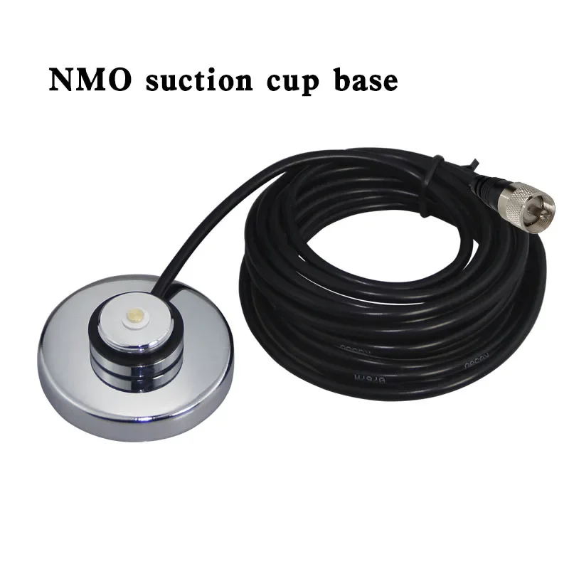 NB-90 Silvery 9CM NMO Mount Magnetic Base With 5M PL-259 RG-58 Coaxial Cable For QYT TYT Car Mobile Radio Antenna Mount Accessor