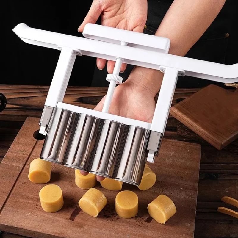 

DIY Hand Pressed Food Pastry Mold Mooncake Filling Machine Biscuit Sealing and Baking Tools Kitchen