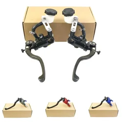 Mounting 22mm Motocycle 17.5 Radial Brake Clutch Pump Master Cylinder Perch Clutch Adelin for Cafe Racer Suzuki Yamaha Kawasaki