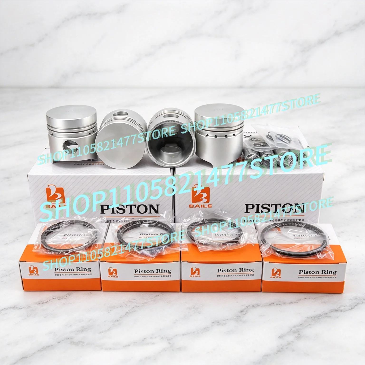 V1502 Overhaul Rebuild Kit  For Piston Rings Full Gasket Set Engine Parts 15221-21112 76*2.5HK+2+5mm